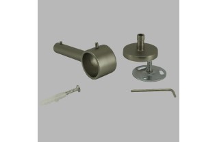 brackets or ceiling mount 28 mm chrome matt length 11 cm per piece