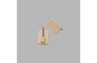 supports flat curtain rod adhesive strip white 2 pcs