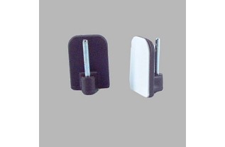 vitrage steun bruin plakstrip 4 stuks.