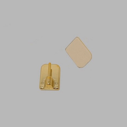 vitrage support adhesive strip brass 2 pcs