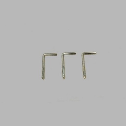 screw hooks for vitrage nickel L 25 mm 20  pieces