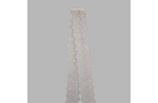 broderie blanc largeur 55 mm long 280 cm