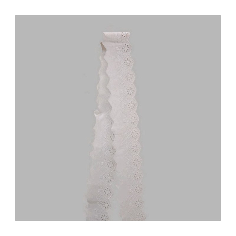 broderie kleur wit breedte 55 mm lengte 780 cm broderie kleur wit breedte 55 mm lengte 780 cm