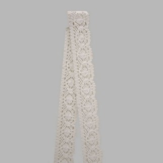 lace band color white width 50 mm length 180 cm