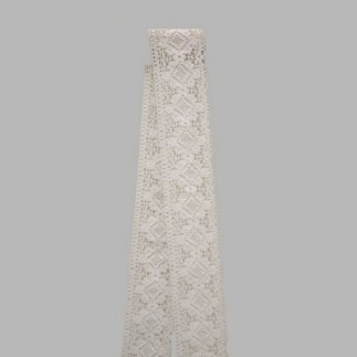 bande de dentelle blanc largeur 60 mm long 3 mètres 50