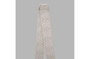 bande de dentelle blanc largeur 55 mm longueur 6 mètres