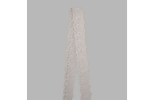 broderie blanc largeur 40 mm longueur 14 mètres