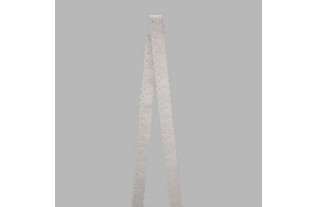 broderie  kleur wit breedte 25 mm lengte 9 meter