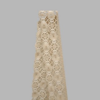 lace band ecru and white width 80 mm length 7 meters