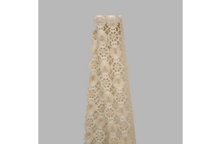 kant sierrand ecru en wit breedte 80 mm lengte 7 meter