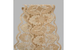 lace band color ecru and white width 20 cm