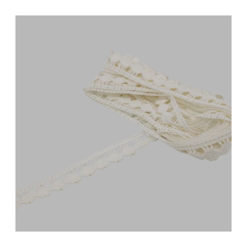 Lace band color white width 15 mm length 250 cm Lace band color white width 15 mm length 250 cm