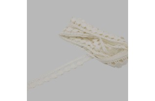 Bande de dentelle blanc largeur 15 mm longueur 250 cm