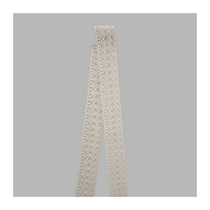 lace band color white width 40 mm length 5 meter lace band color white width 40 mm length 5 meter