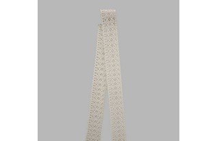 bande de dentelle blanc largeur 40 mm longueur 5 mètres