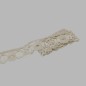 Lace color white and beige width 55 mm length 1.90 m Lace color white and beige width 55 mm length 1.90 m