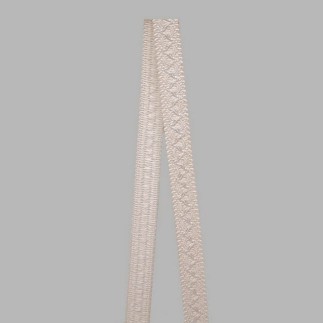 trim decorative ribbon color white 25 mm