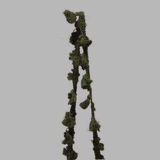 trim with tassels color green 35 mm
