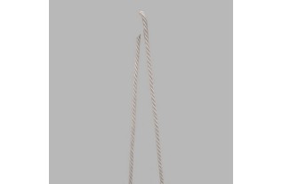 trim cord color white 10 mm