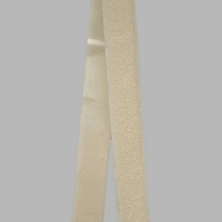 velcro loop color white width 20 mm adhesive