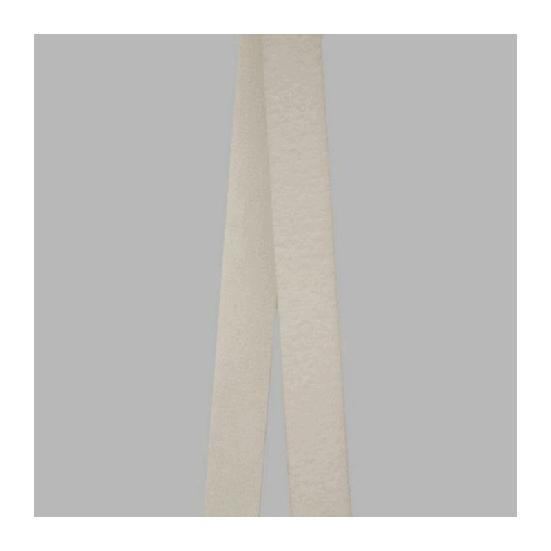 klittenband lus  kleur wit breedte 20 mm niet plakbaar