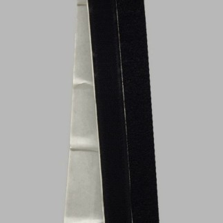 klittenband haak en lus kleur zwart breedte 20 mm plakbaar