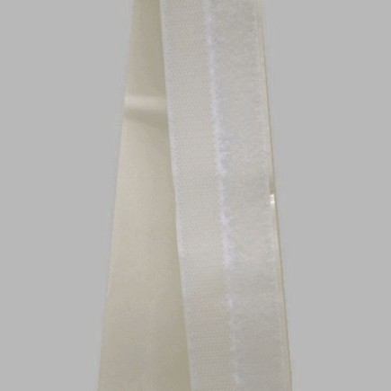 velcro hook and loop color white width 20 mm adhesive