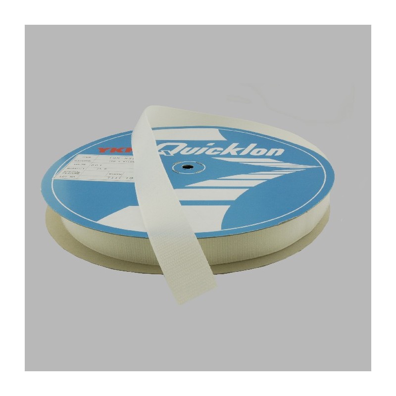 klittenband haak (hard) kleur wit breedte 30 mm niet plakbaar klittenband haak (hard) kleur wit breedte 30 mm niet plakbaar