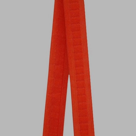 curtain pleat band color orange width 25 mm