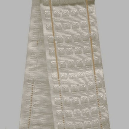 wrinkle band tape 70 mm for curtains color white