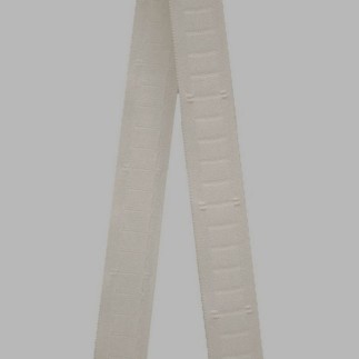 bande de pli de rideau couleur blanche largeur 25 mm