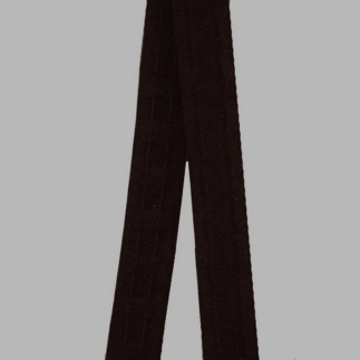 Wrinkle band tape 25 mm for curtains color dark brown