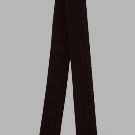 Wrinkle band tape 25 mm for curtains color dark brown