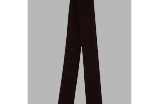 Wrinkle band tape 25 mm for curtains color dark brown