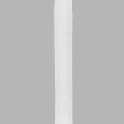 Plooiband voor platte plooien kleur wit breedte 30 mm Lengte 3.60 meter