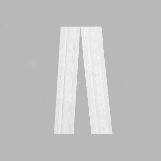 bande de pli de rideau couleur blanche largeur 30 mm longueur 4.50 mètres