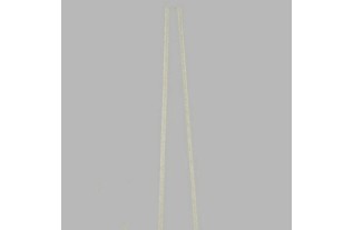 touw nylon voor optrek gordijnen kleur wit 2 mm