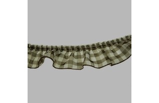 ruffle brown diamond