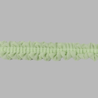 ruche rimpelband groen