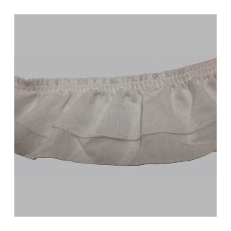 ruché dentelle et voile blanc ruché dentelle et voile blanc