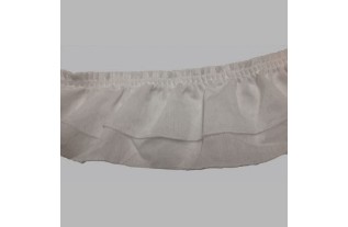 ruche linnen voile look