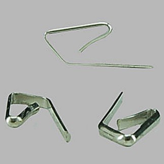 agrafes escargot en acier 30 x 10 mm 24 pcs