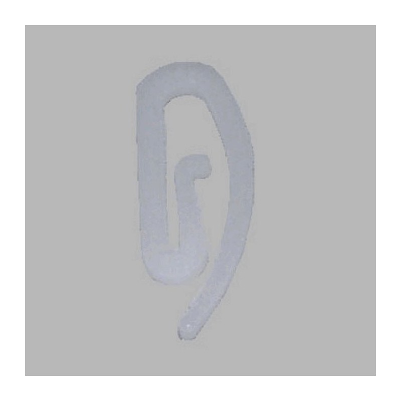shell hook for curtain tape 30 x 10 mm 25 pieces
