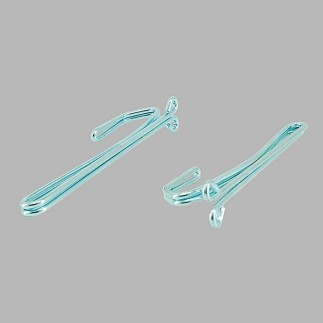 curtain slip-on hooks double nickel 8 cm long 10 pcs