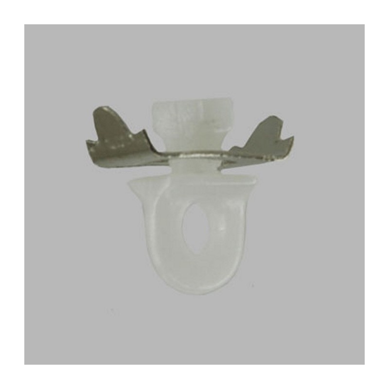 eindstop draai breedspoor wit 1 stuks