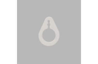 cord clamp end ring roman blind white 18 x 14 mm per piece