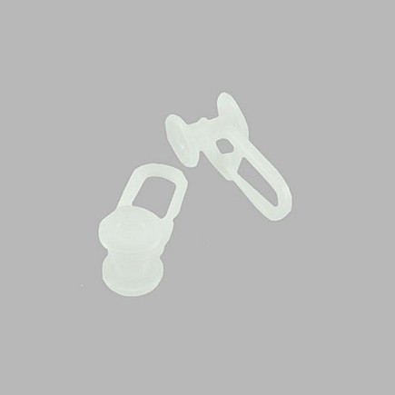 curtain runner for curtain tracks plastic White 14 x 30 mm