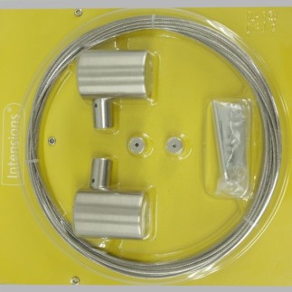 Câbles de tension rideau pour mur longueur 5 mètres chrome