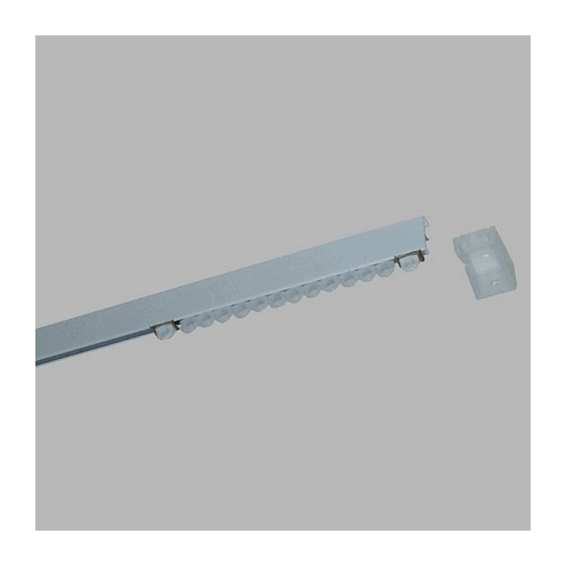 complete platte gordijnrails 25 x 15 mm wit in verschillende lengtes complete platte gordijnrails 25 x 15 mm wit in verschillende lengtes