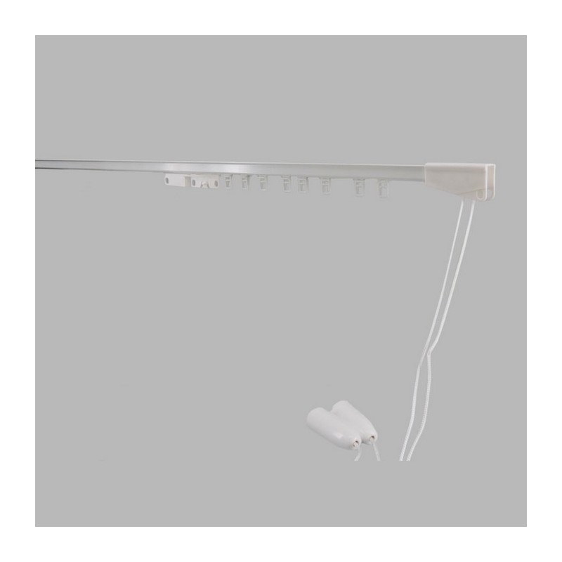 complete curtain tracks with cord control white in different lengths complete curtain tracks with cord control white in different lengths